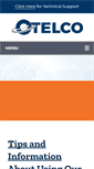 Mobile Screenshot of otelco.com